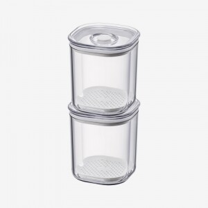 [락앤락몰 전용] 프레쉬 마에스트로 진공용기 950ML 정사각 2P 세트
