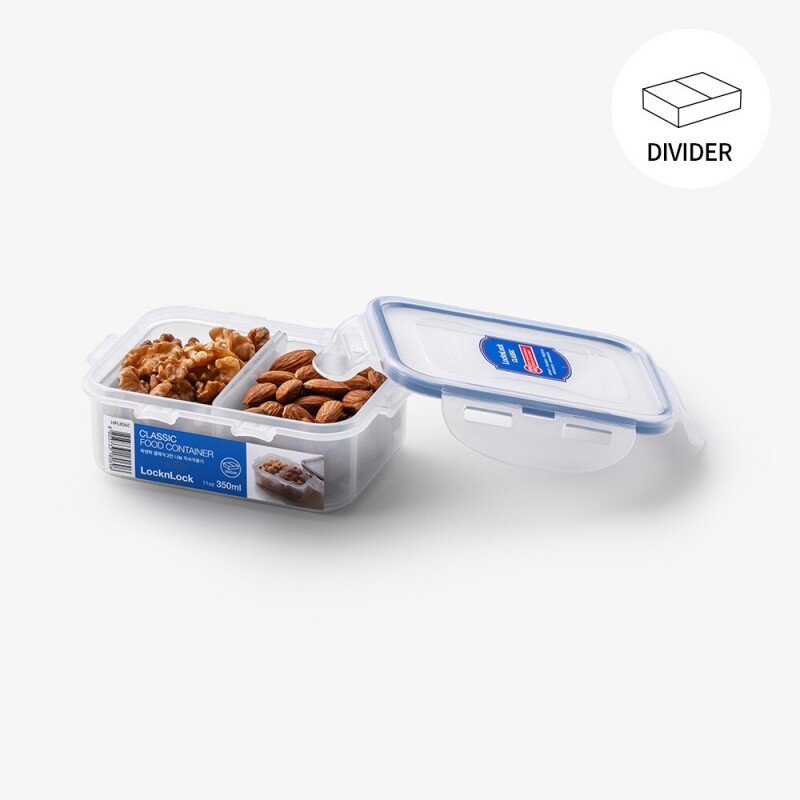 좋은 것을 담다 락앤락,락앤락 직사각 밀폐찬통 350ml (칸칸이)