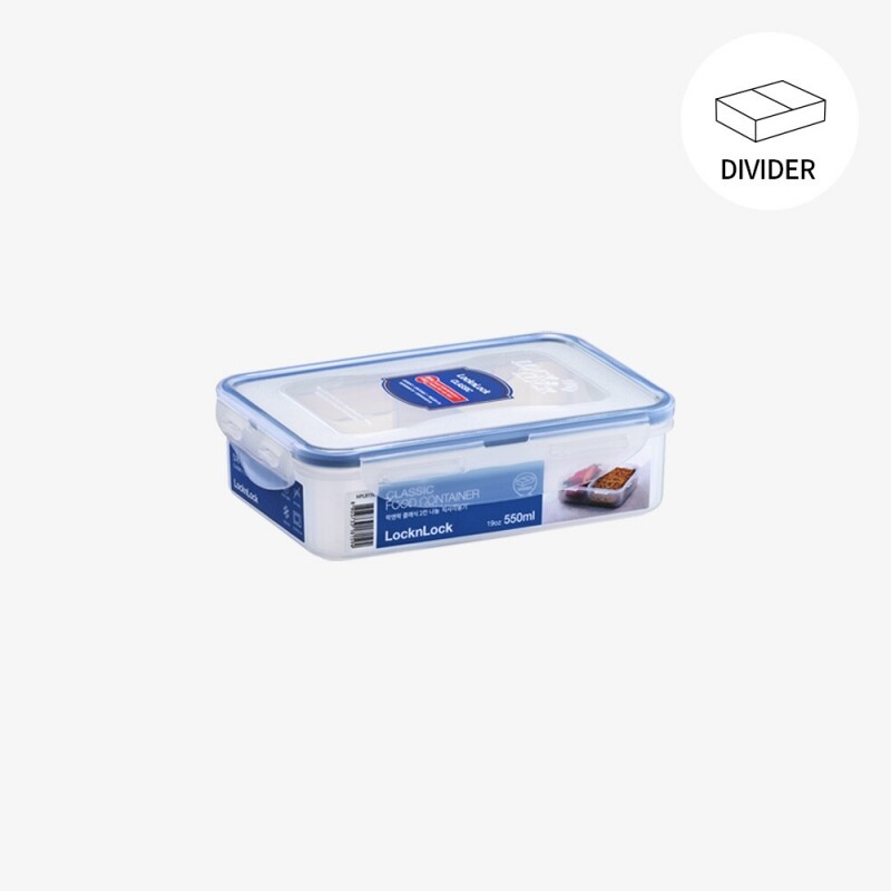 좋은 것을 담다 락앤락,락앤락 직사각 밀폐찬통 550ml (칸칸이)