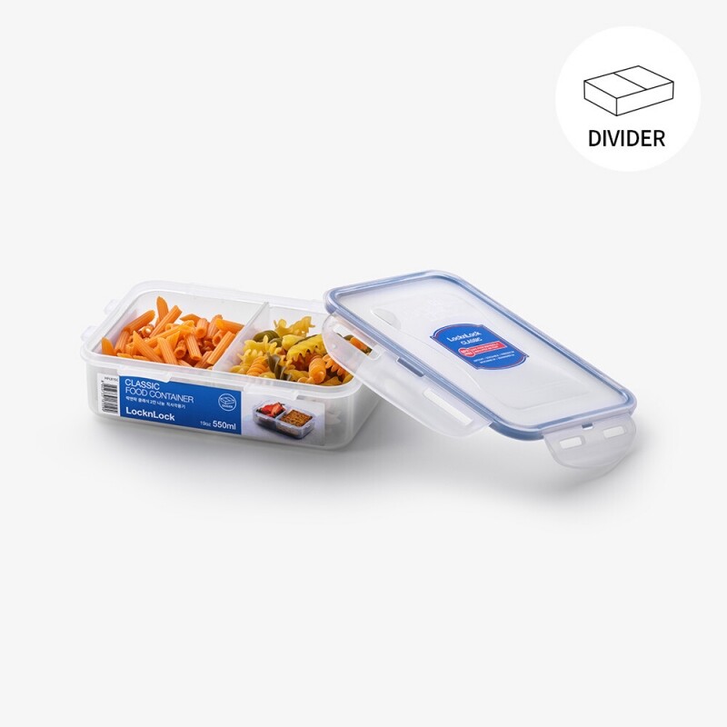 좋은 것을 담다 락앤락,락앤락 직사각 밀폐찬통 550ml (칸칸이)