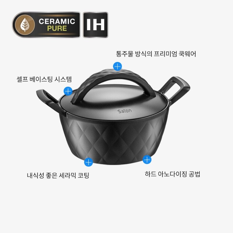 좋은 것을 담다 락앤락,[홈쇼핑HIT]프리미엄 통주물 살롱 양수냄비 16cm