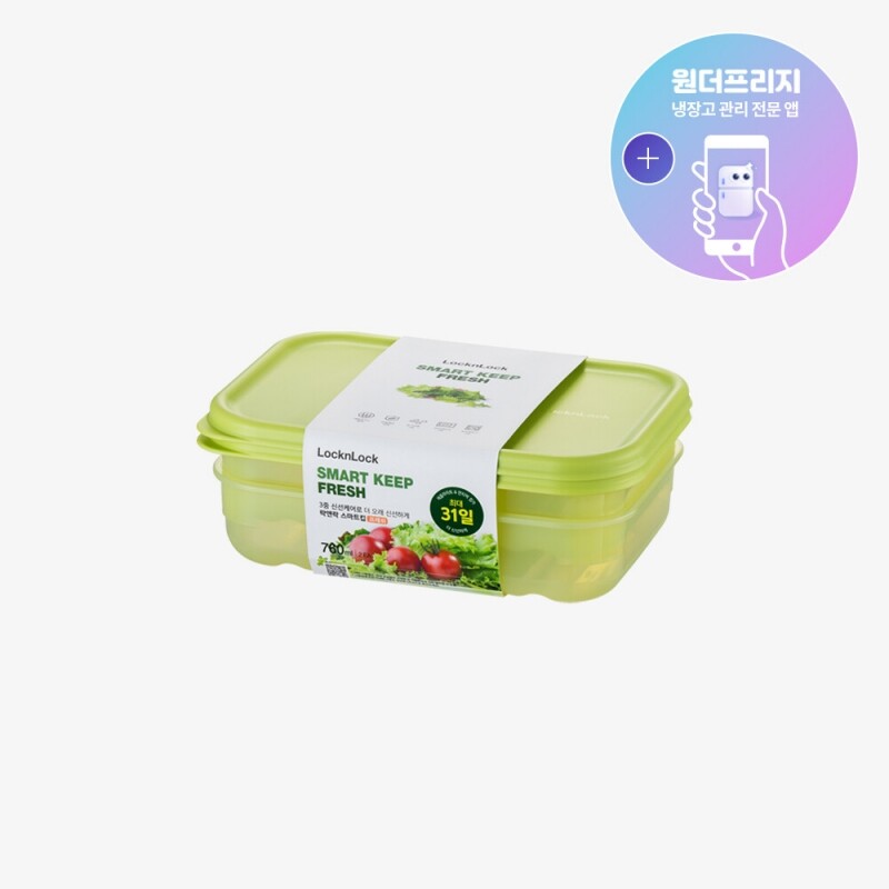 좋은 것을 담다 락앤락,스마트킵 프레쉬 760ml 2P