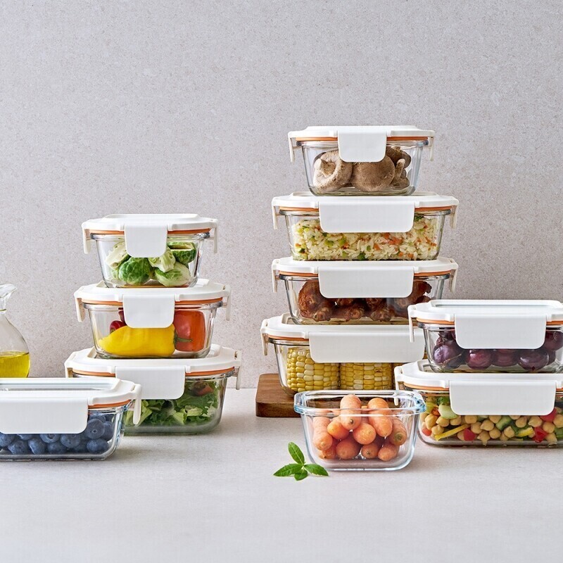 좋은 것을 담다 락앤락,[락앤락몰 전용] 더 큐브 직사각 630ml 2P 세트
