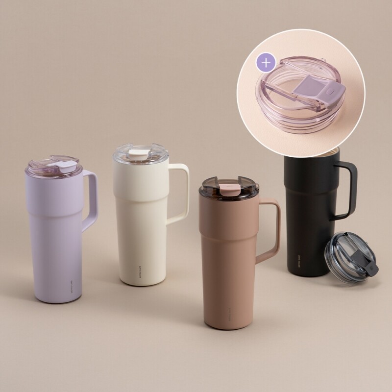 좋은 것을 담다 락앤락,[락앤락몰 전용] 메트로 카페 세라믹 텀블러 750ML+뚜껑 세트