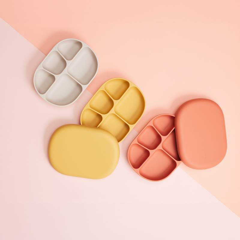 좋은 것을 담다 락앤락,리틀럽 실리콘 흡착식판 SET