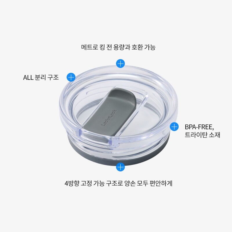 좋은 것을 담다 락앤락,메트로 킹 텀블러 뚜껑