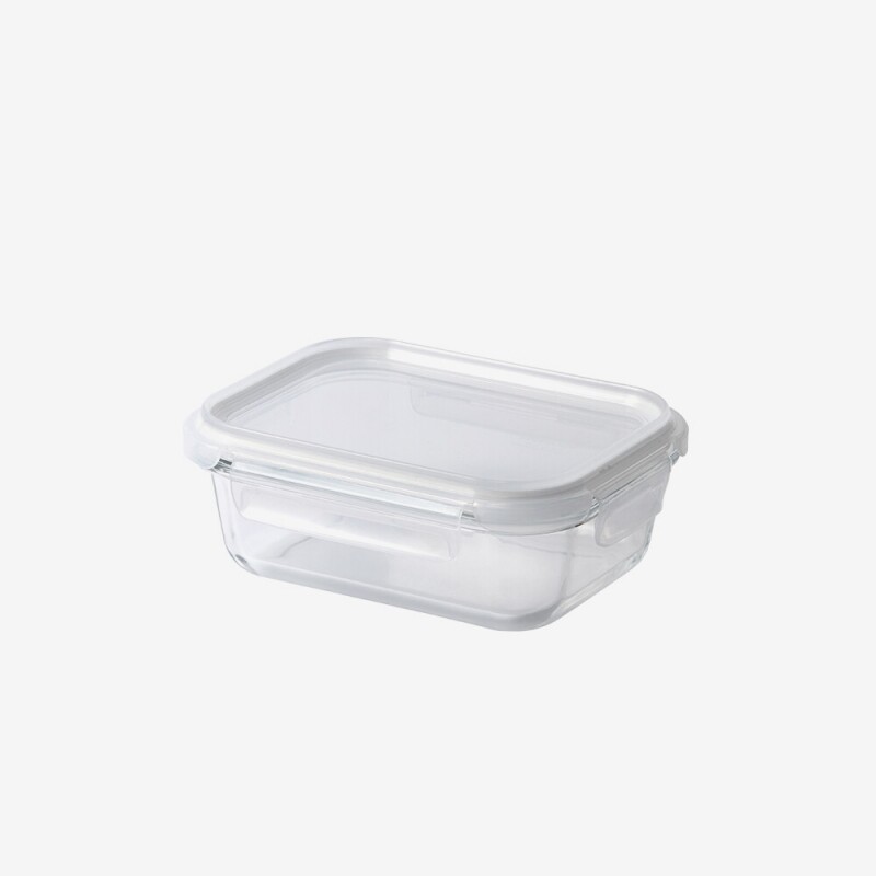 좋은 것을 담다 락앤락,스테커블 글라스 밀폐용기 직사각 640ml
