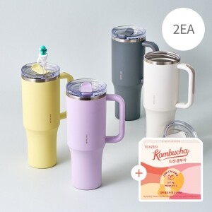 메트로 킹 텀블러 1.2L 커플세트(2EA)+ 티젠 콤부차 망고구아바 30ST