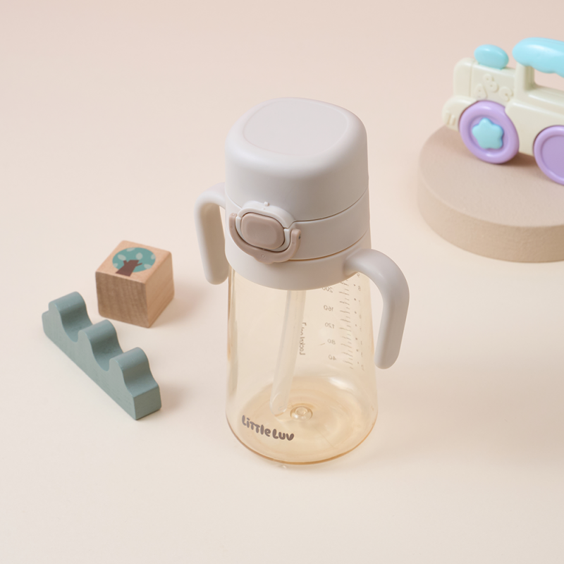 좋은 것을 담다 락앤락,리틀럽 원터치 PPSU 양손 빨대컵 400ml