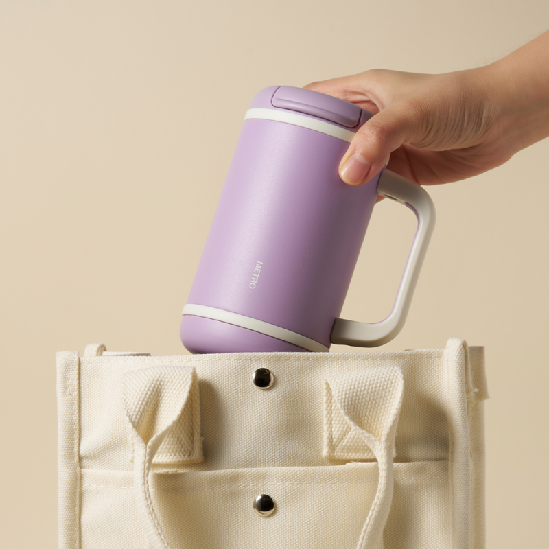좋은 것을 담다 락앤락,메트로 퍼펙트씰 토트 텀블러 600ml