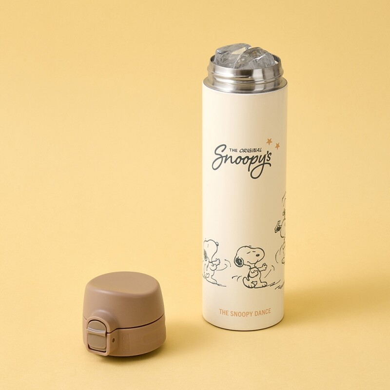 좋은 것을 담다 락앤락,스누피 원터치 슬림핏 텀블러 400ml