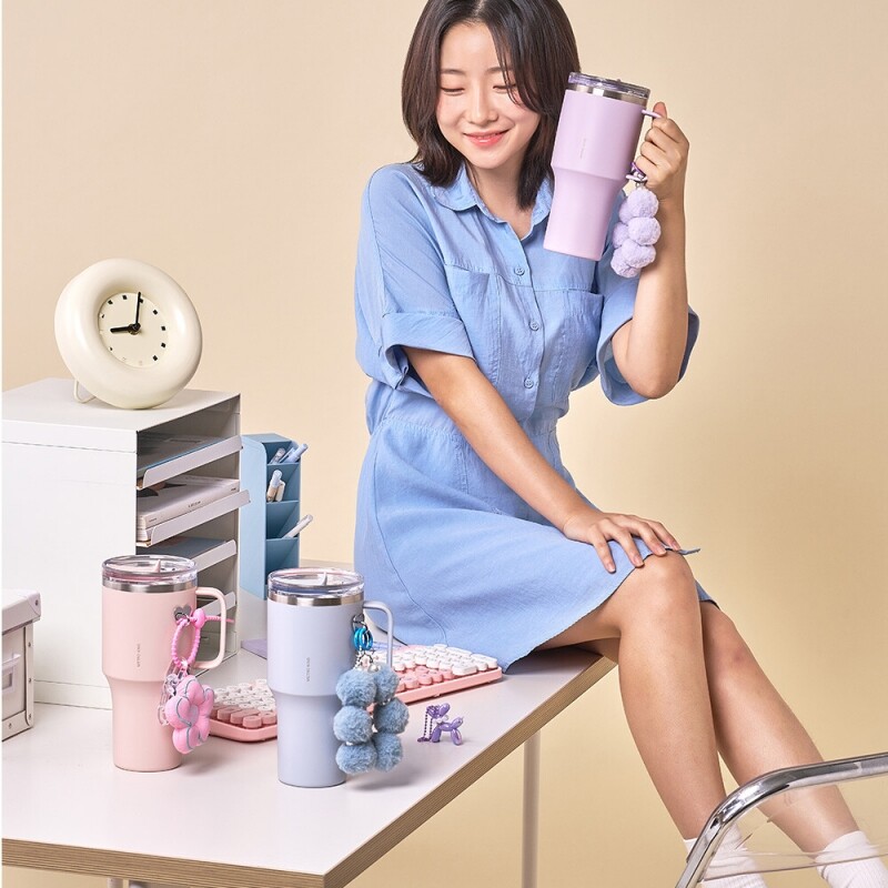 좋은 것을 담다 락앤락,[락앤락몰 전용] New 메트로 킹 텀블러 820ml 커플세트(2EA)