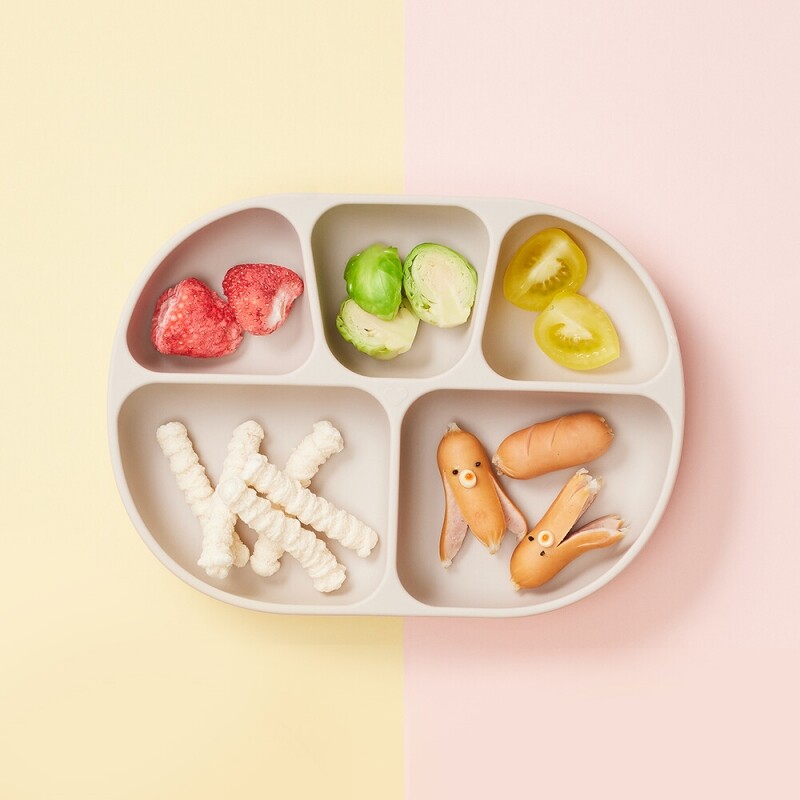 좋은 것을 담다 락앤락,스누피 리틀럽 실리콘 흡착 식판 set