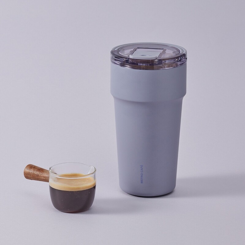좋은 것을 담다 락앤락,메트로 카페 탑핸들 세라믹 텀블러 710ml