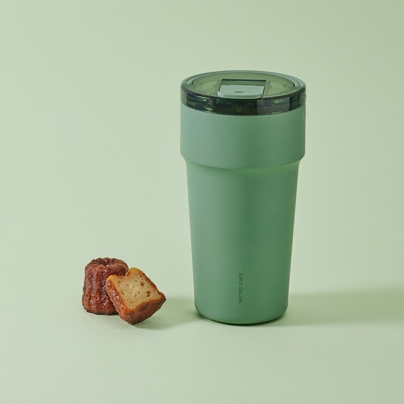 좋은 것을 담다 락앤락,메트로 카페 탑핸들 세라믹 텀블러 710ml