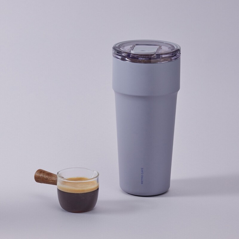 좋은 것을 담다 락앤락,메트로 카페 탑핸들 세라믹 텀블러 900ml