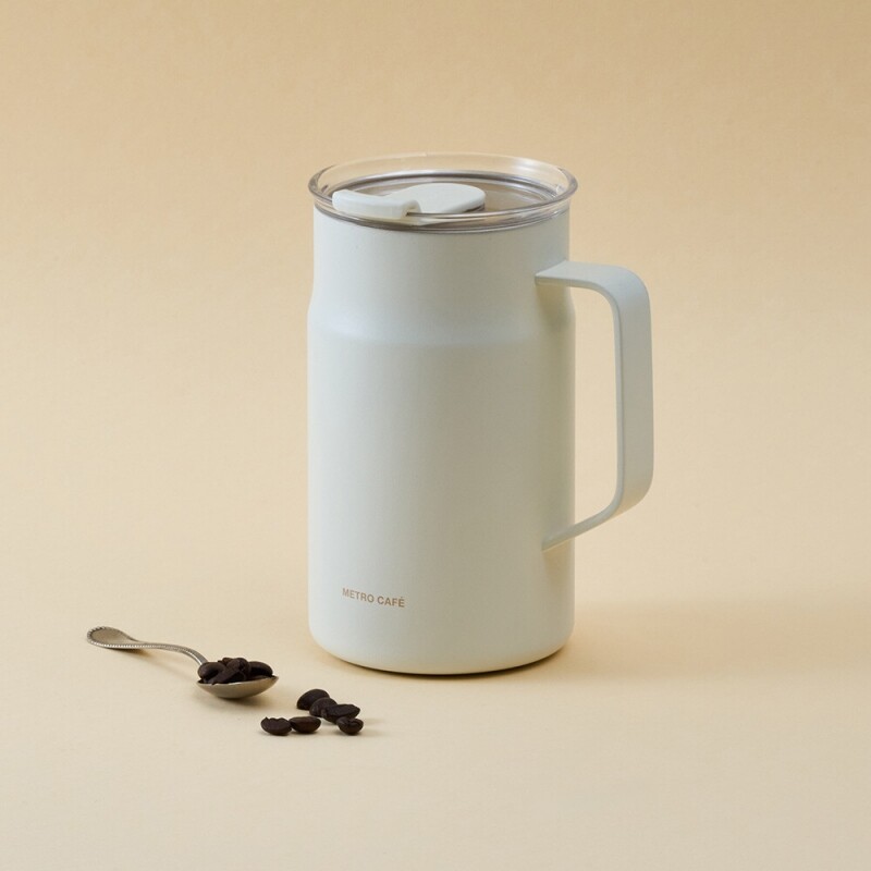 좋은 것을 담다 락앤락,메트로 카페 머그 세라믹 텀블러 600ml