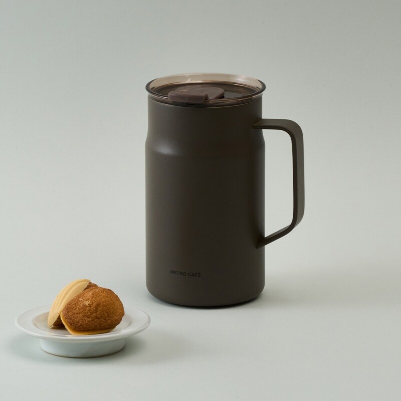 좋은 것을 담다 락앤락,메트로 카페 머그 세라믹 텀블러 600ml
