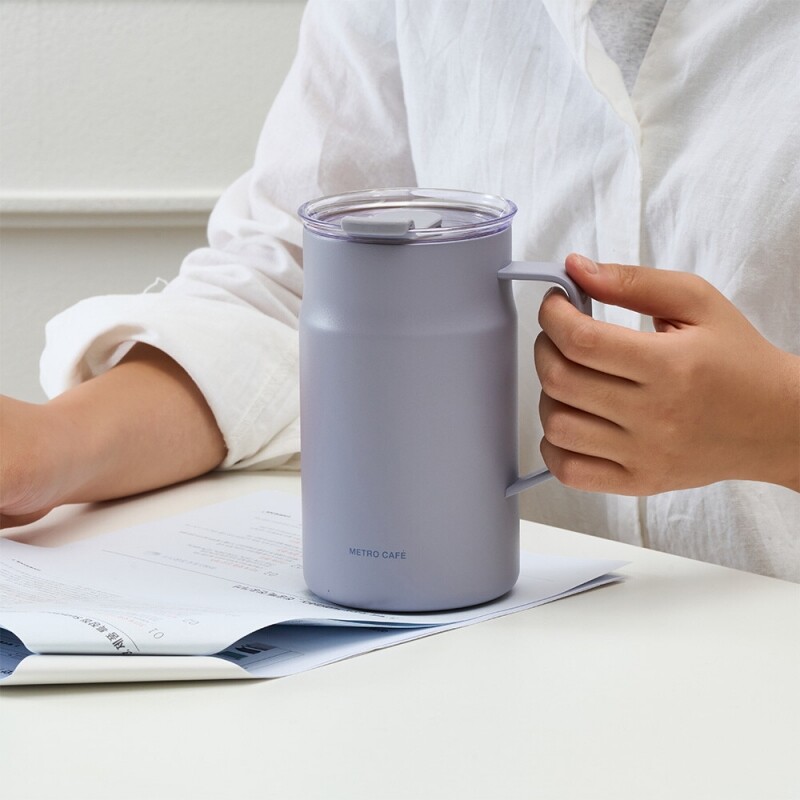 좋은 것을 담다 락앤락,메트로 카페 머그 세라믹 텀블러 600ml