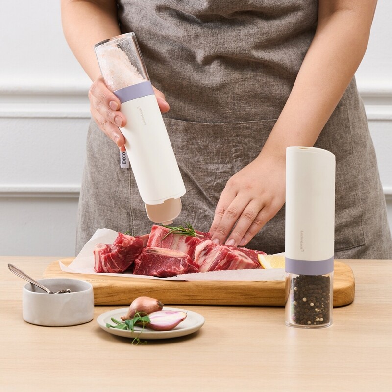 좋은 것을 담다 락앤락,충전식 소금 후추 전동 그라인더