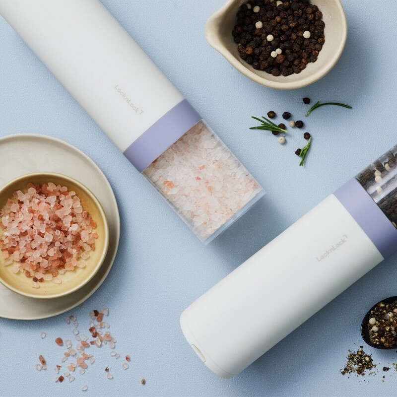 좋은 것을 담다 락앤락,충전식 소금 후추 전동 그라인더