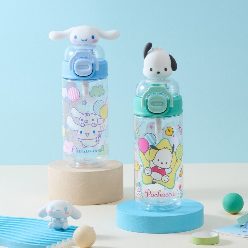 좋은 것을 담다 락앤락,스쿨핏 산리오캐릭터즈 원터치 피규어 보틀 430ml