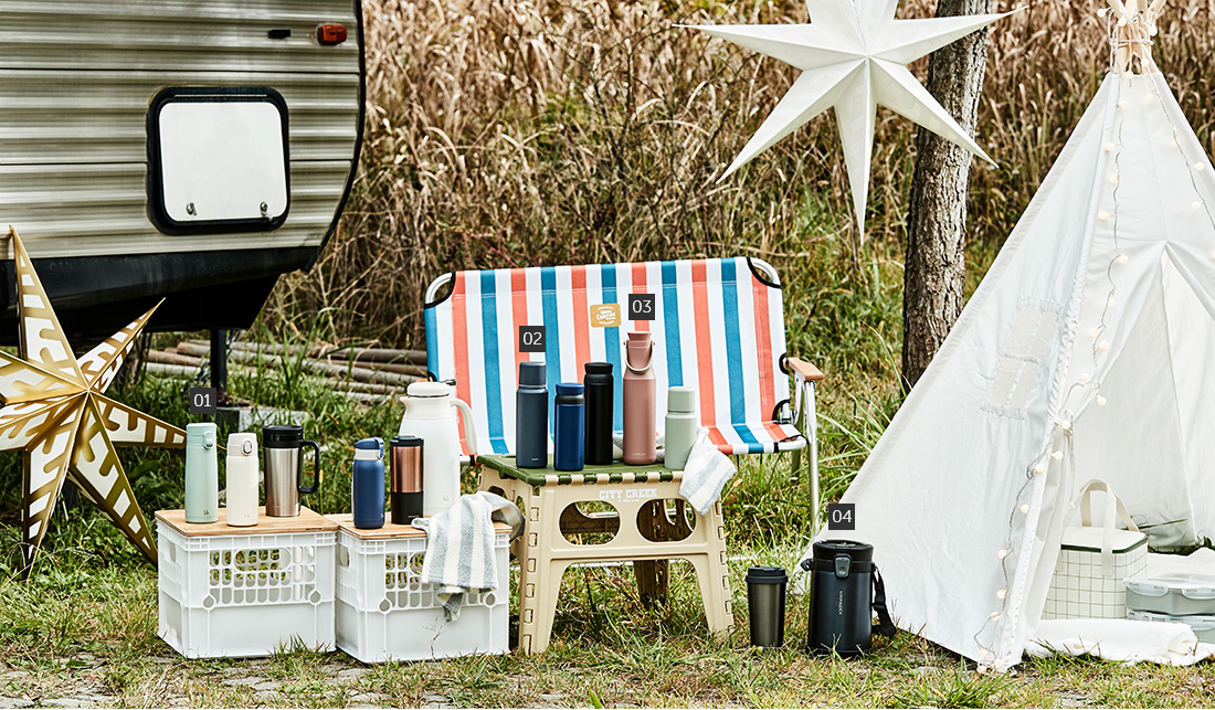 감성 캠핑 장비 - 주요 이미지